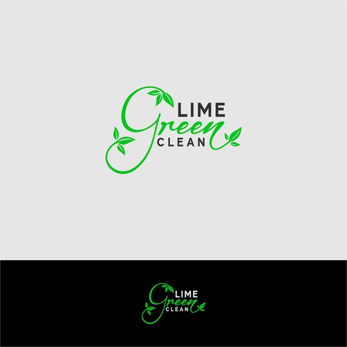 Lime Green Clean Logo and Branding Ontwerp door badzlinKNY