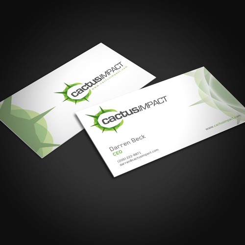 Business Card for Cactus Impact Diseño de just_Spike™