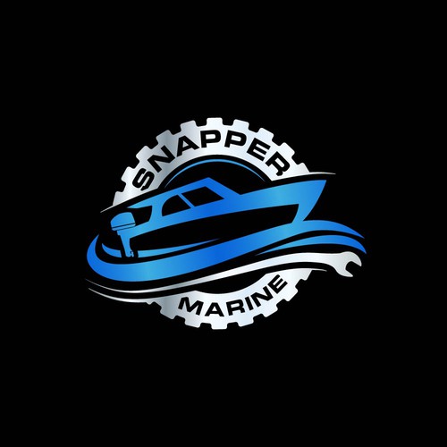 Snapper Marine Logo Design by line2code