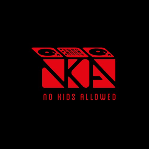 DJ Name Logo Needed for Marketing- NKA (No Kids Allowed) Design by krsu