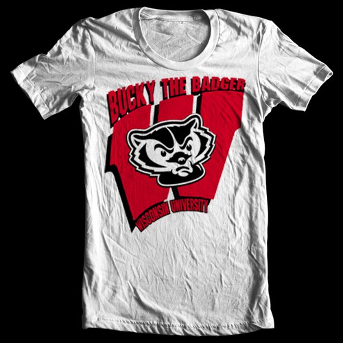 Wisconsin Badgers Tshirt Design Ontwerp door Rizki Salsa Wibiksana