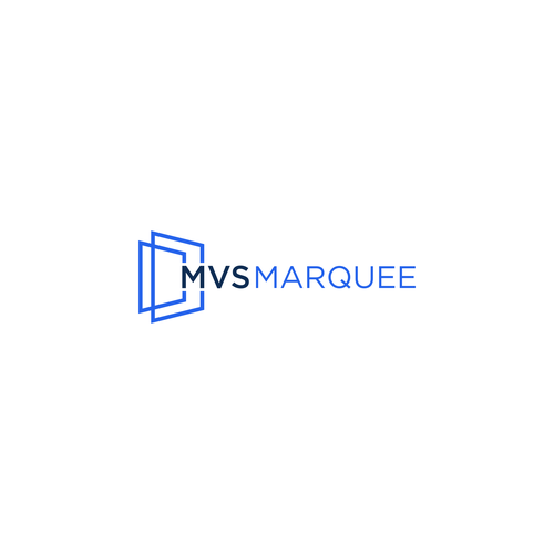 MVS Marquee digital signage logo Design by Emand