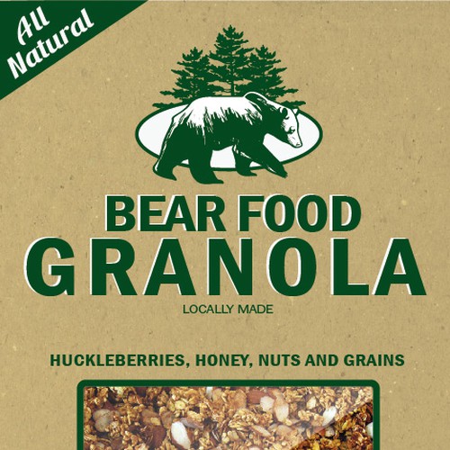 Design di print or packaging design for Bear Food, Inc di A.M. Designs