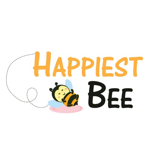 Diseño de Design a cute, happy logo for Happiest Bee. de Neha Madan