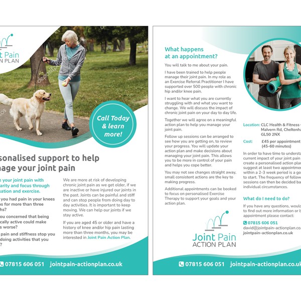 A5 Flyer Design For Physiotherapist