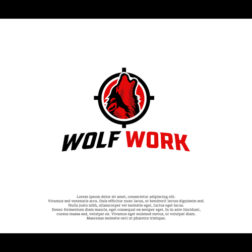 WOLF WORK ,or  WW   its a tactical brand military Design réalisé par emardesigns