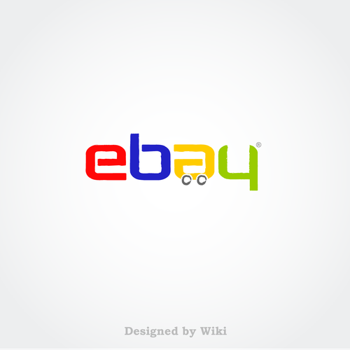 99designs community challenge: re-design eBay's lame new logo! Diseño de wiki