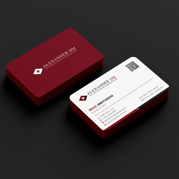 winner business card design