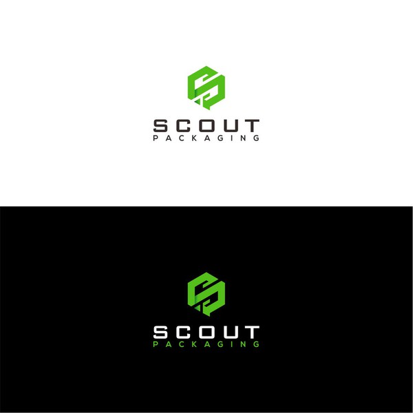 Letter SP, simple and minimalist