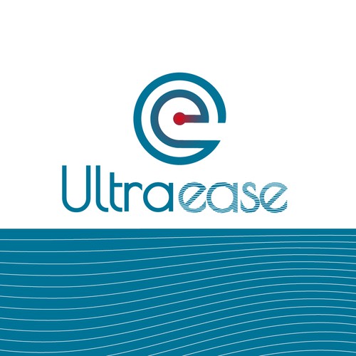 Ultra Ease Logo signalizing relief and ease Design by Poversky