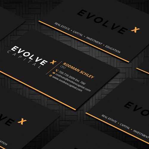 Design a Powerful Business Card to Bring EvolveX Capital to Life! Réalisé par Design"Glory"