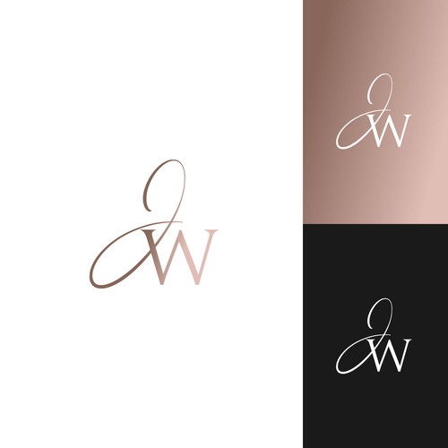 JW Script Logo Diseño de pixeldesign999