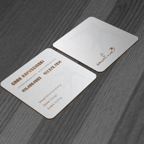 Design a stunning & luxurious business card for a high end display consulting firm Design by Jecakp