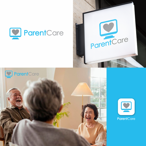 Design a heartwarming logo for helping your parents as they get older. Design by Tasya Naomi