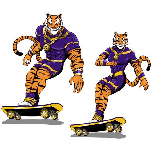 I need a Marvel comics style superhero tiger mascot. Ontwerp door Artist86