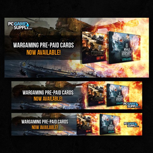Create Wargaming Promo Banners Banner ad contest