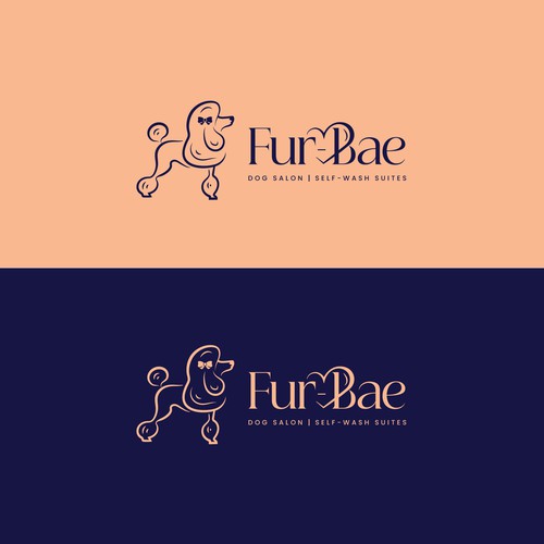 Design a logo/branding for Fur-Bae (slogan: Before Anything Else) luxury dog wellness/lifestyle biz Design by SanDzine