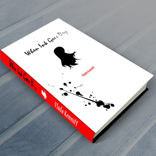 When Ink Goes Dry Book Cover Design Book cover contest