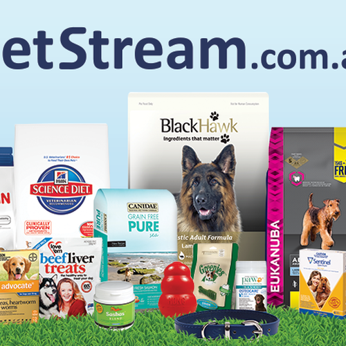 EASY facebook cover photo for an ONLINE PET STORE. Design by LawrenceRed