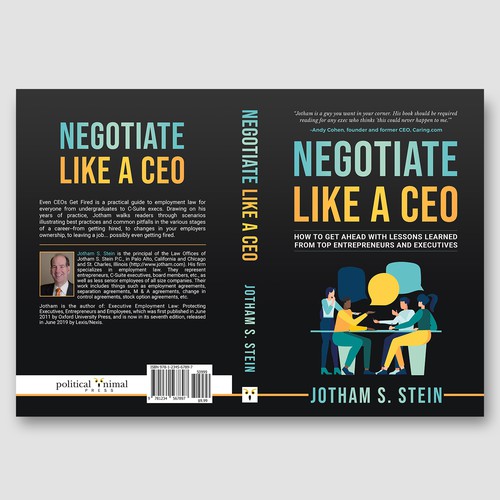 Book Cover for "Negotiate Like a CEO" Design by DZINEstudio™