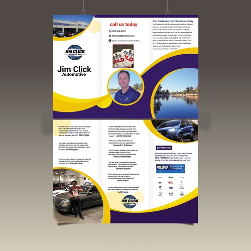 Car Salesman Self promo brochure | Brochure contest