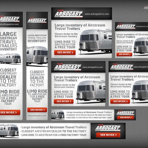 Arbogast Airstream needs a new banner ad Design by DataFox