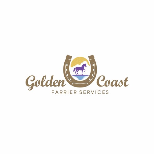 Golden Coast Farrier Services Design by tasa