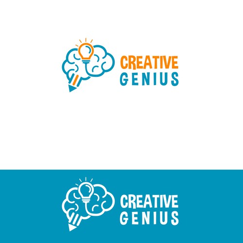 コンペ「"Creative Genius" Logo for an art school.」のデザイン by yudilimaさん 