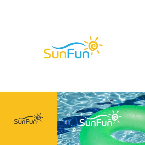 We need a Logo Design for Our Pool Float Company - SunFun Design réalisé par thecube83