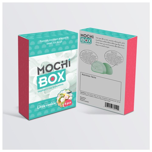 Create Packaging for the new Mochi Box - perfect Ice Snacking Design by Shisiouk