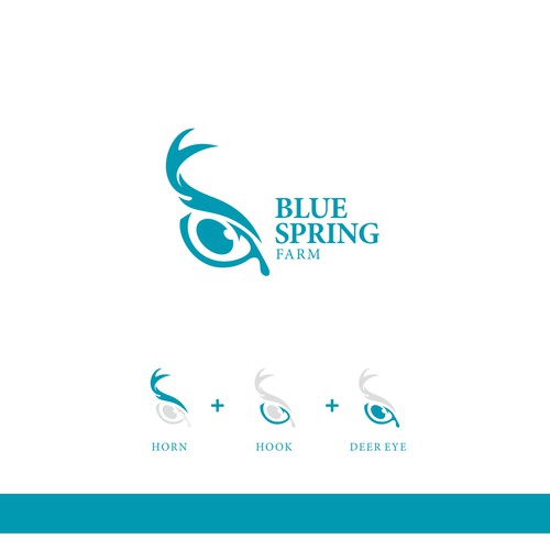 Logo for our Der hunting and bass fishing recreational farm Design by Koi_putih
