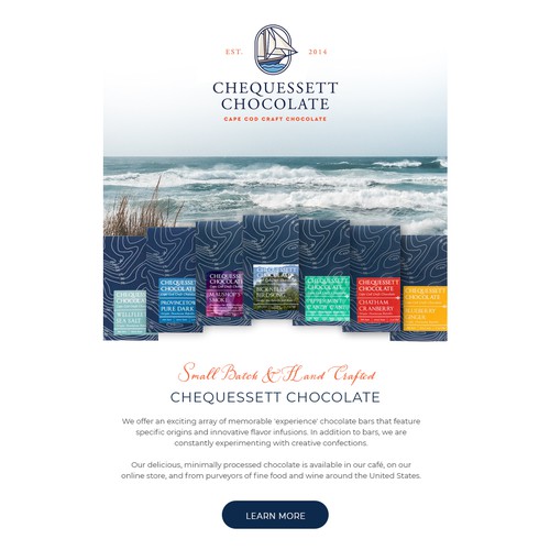 Designs | Design a nautical email template for a craft chocolate ...