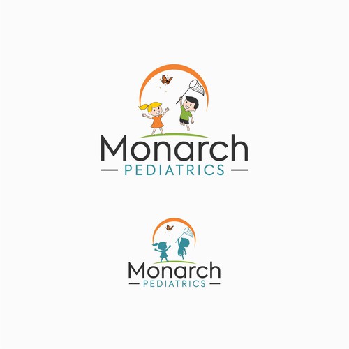 Design a kid friendly logo for a pediatric practice Design by Logood.id