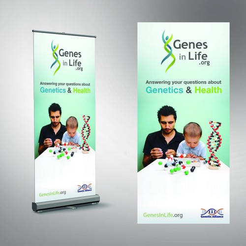 Create a conference poster for Genetic Alliance! Design by Temourian™