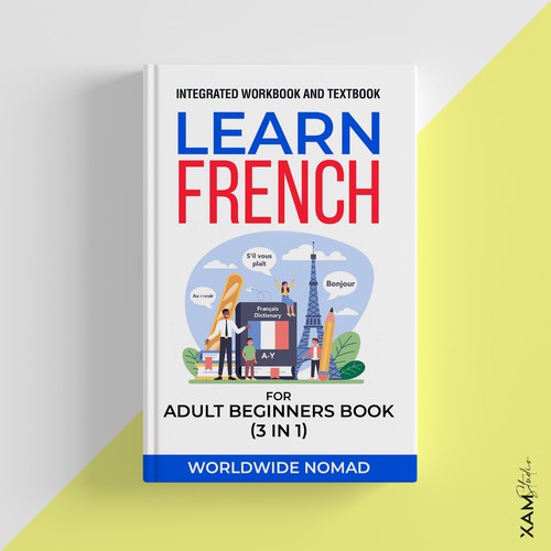 Creative cover for teaching French Design by XAM76
