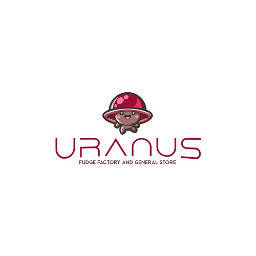 Mascot for Uranus Fudge Factory and General Store Design by BigLike