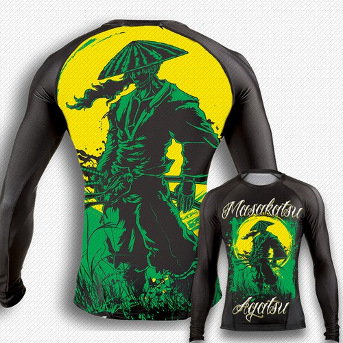 BJJ Religion Script Rashguard –