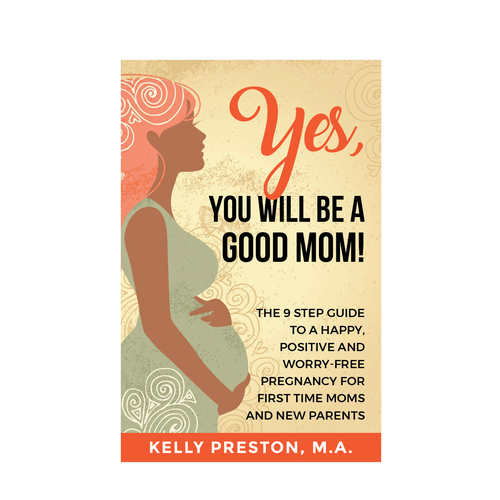 Design an ebook cover to reflect the beauty of pregnancy, and get rid of the new mom's fears. Design by romy