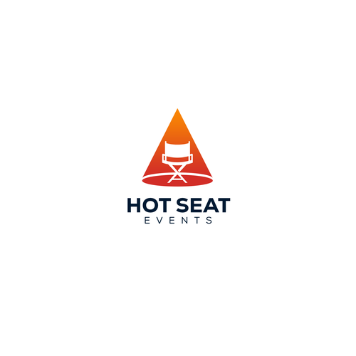 Impactful Logo For 'Hot Seat Events' – Learn from Industry Experts Through Livestreams & Events. Design by Striker29