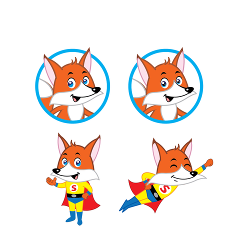 Fox Character Design Contest Design by giorgia.isacchi