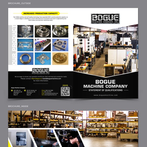 Machine Shop Needs a Great Selling Tool for Boring Industry Types! Design by 123Graphics