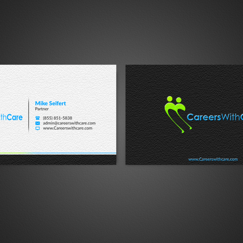 Hire Me business cards Diseño de Nuhan Enterprise IT