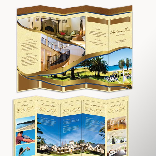 Create a modern, edgy look for a hotel brochure Design by Danius