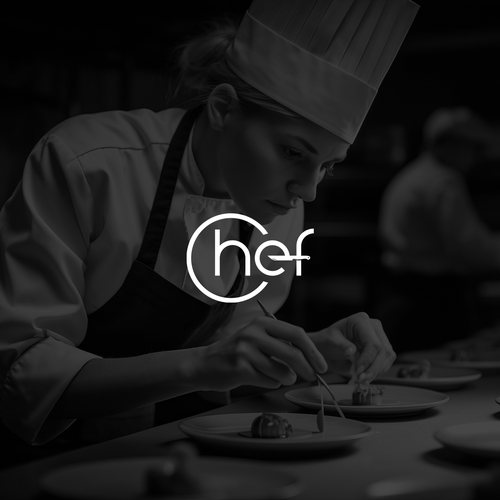"CHEF": Food & Cooking Social Media Logo Design by reflect the style ™