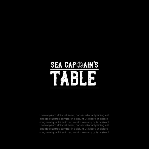 Sea Captain's Table Logo Design Design by Randy Yanuar