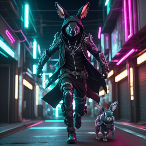 Assassin Rabbit Graphic Design by Carlos Eng