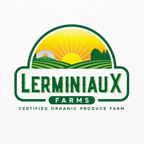 Modern/Abstract logo for small upstate NY vegetable farm. Design by i - Graphics