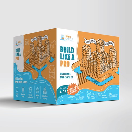 Designs | Design the Box for the Ultimate Sand Castle Toy | Product ...