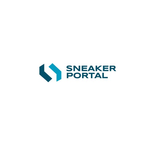 sneaker resale store workflow automation software - modern tech logo design Design by madDesigner™