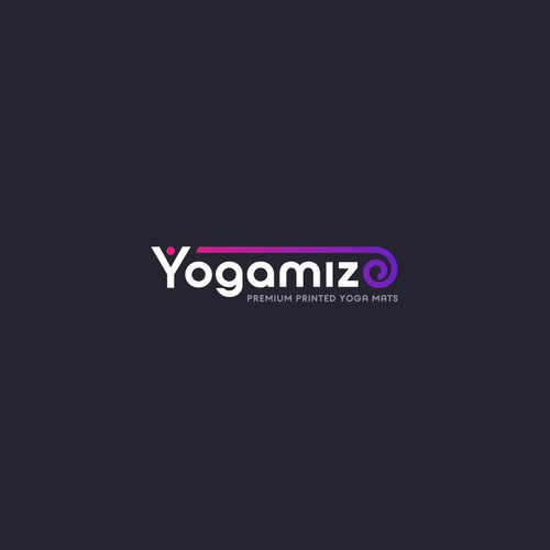 Yoga store mat logo